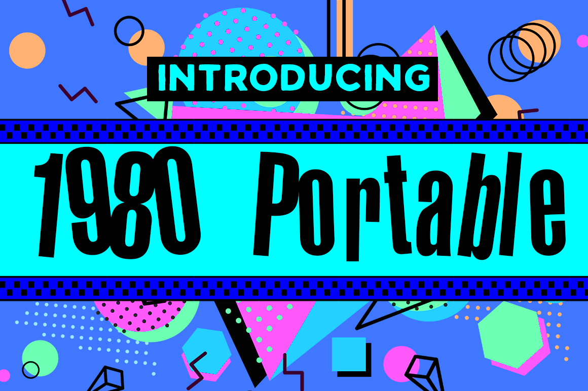 1980 Portable: A Retro Font for Modern Editorial Design
