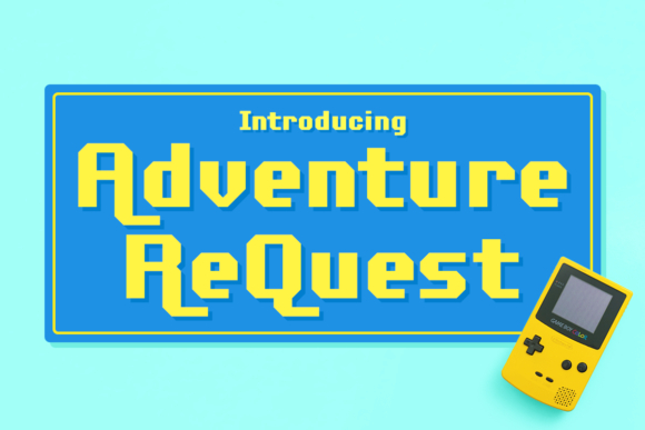 Adventure ReQuest: A Playful Typeface for Editorial Design