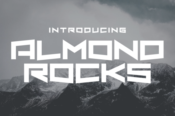 Almond Rocks: A Display Font That Elevates Campaign Design