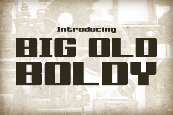 Big Old Boldy: A Simple Font with Big Impact