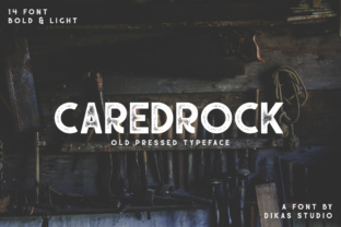 Caredrock: A Vintage Font for Modern Editorial Design
