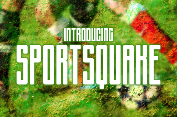 Discover Sportsquake: A Bold Font for Dynamic Branding