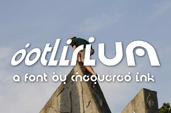 Dotlirium: A Display Font with Alien Energy for Campaign Creatives