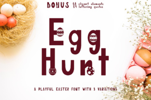 Egg Hunt: A Festive Font for Digital Branding