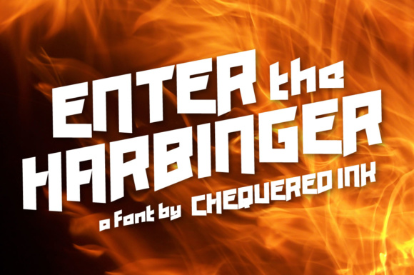 Enter the Harbinger: A Display Font for Crafters and Product Creators