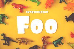 Foo: A Bouncy Display Font for Creative Editorial Projects