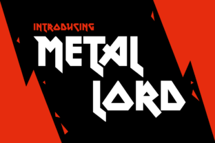 Metal Lord Font for Crafters and Designers