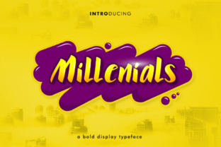 Millenials: A Bold Font for Modern Branding