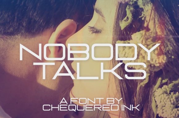 Nobody Talks Font for Modern Web Design
