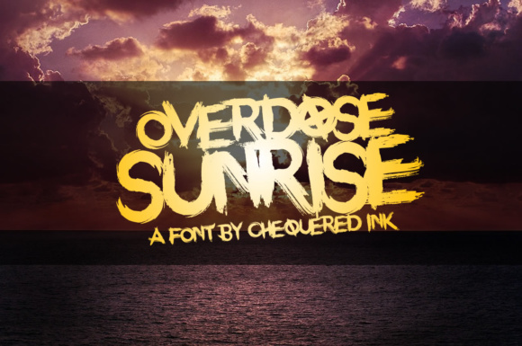 Overdose Sunrise: A Font That Brings Light to Branding