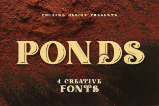 Ponds: A Vintage Font for Modern Branding
