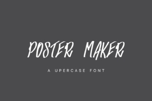 Poster Maker: A Font That Elevates Your Brand