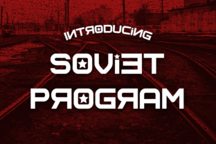 Soviet Program: A Bold Font for Digital Design