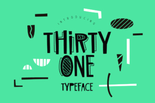 Thirty One: A Font for Crafters Who Love Style and Substance