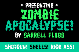 Zombie Apocalypse Font for Handmade Creators